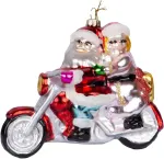 Home4you J&otilde;uluehe JOY SANTA MOTORBIKE 13.4cm, klaas