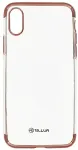Tellur Cover Silicone Electroplated for iPhone X/XS rose gold