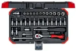 GEDORE red Socket Set 1/4 33-pieces