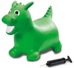 Jamara H&uuml;pftier Drache gr&uuml;n mit Pumpe