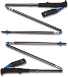 Black Diamond Distance Z Trekking poles, fitness equipment (grey, 1 pair, 120 cm)