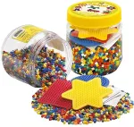 Dante Hama Beads and washers in bucket