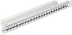 SCHRACK 19" patch panel for 24 SFA/SFB modules, unequipped, 1U, RAL 7035