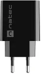 NATEC USB Charger Ribera USB-A 18W black