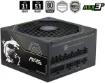 Toiteplokk Msi Power Supply||MAG A1200PLS PCIE5|ATX|PC|100 - 240 V|1200 W|MAGA1200PLSPCIE5