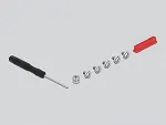 V&otilde;rgukaart DELOCK riser card M.2 Key M extension - with 20 cm cable
