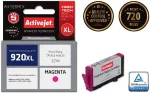 Tooner Activejet AH-920MCX Ink Cartridge (replacement for HP 920XL CD973AE; Premium; 12 ml; magenta)