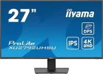 Monitor Iiyama ProLite XU2792UHSU-B6 computer 68.6 cm (27") 3840 x 2160 pixels 4K Ultra HD LED Black