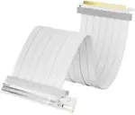 No name TRYX STRING PCIe 5.0 x16 Riser Kabel, 200mm - biały