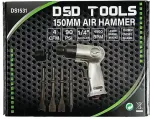 DSDTOOLS 150 mm pneumaatiline haamer &ndash; 4 500 l&ouml;&ouml;ki/min. DS1531