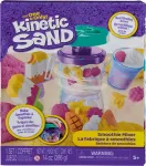 Spinmaster Kinetic Sand - Smoothie Mixer Playset (with 397 grams of sand in 3 colors)