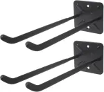 Maclean Set of double hook wall mounts MC-436
