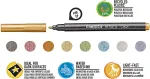Carioca Viltpliiatsid Metallic FineMarkers Box, 8 tk