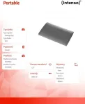 K&otilde;vaketas Intenso External SSD||256GB|USB 3.0|1,8"|3823440