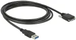 DeLOCK USB3.0 Kabel A -> Micro-B St/St 3.00m mit Schraube