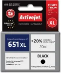 Tooner ACJ Activejet AH-651BRX Ink (replacement for HP 651 C2P10AE; Premium; 20 ml; black)