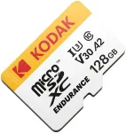 M&auml;lukaart KODAK microSD 128GB UHS-I U3 A2 Endurance