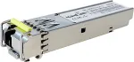 MAXLINK 1.25G SFP optical module, WDM(BiDi), SM, Tx1550/Rx1310nm, 3km, industrial -40C+85C, 1x LC, DDM