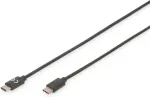 Assmann DIGITUS USB 2.0 Anschlusskabel Typ C -C M/M 3.0m, sw