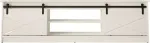 Cama MEBLE RTV GRANERO cabinet 200x56.7x35 white/gloss white