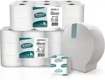 Amoos Tualettpaber JUMBO 1 kiht, 300 m, 250mm, J623012.6, 12 tk