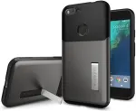 Spigen Kaitse&uuml;mbris Slim Armor, Google Pixel, must / hall,