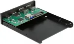 DeLOCK Front Panel 3.5? USB 5 Gbps 1 x USB Type-C&trade; + 2 x USB Typ-A + SD und Micro SD Slot