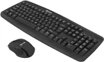 Klaviatuur Tellur Basic Wireless Keyboard and Mouse Kit Black