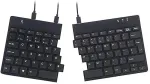 Klaviatuur No name BREAK ERGONOMIC KEYBOARD QWERTY US BLACK WIRED