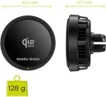 Mobile Origin Juhtmevaba laadimisega autohoidik ventilatsiooniavasse Qi2 25W, MagSafe &uuml;hilduv, CA24,