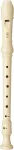 Yamaha YRS-23 End-blown (fipple) Recorder flute Soprano ABS synthetics Ivory