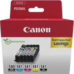Tooner CANON PGI-580/CLI-581 PGBK/C/M/Y/BK MULTI SEC