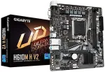 Emaplaat GigaByte H610M H V2 Motherboard - Supports Intel Core 14th CPUs, 4+1+1 Hybrid Digital VRM, up to 5600MHz DDR5, 1xPCIe 3.0 M.2, GbE LAN, USB 3.2 Gen 1