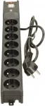 Lestar LX 810 G-A 1.M power extension 1.5 m 230 AC outlet(s) Indoor Black
