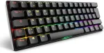 Klaviatuur SHARKOON SKILLER SGK50 S4 Gen2 (black, DE layout, Gateron Yellow)