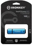 M&auml;lukaart Kingston Technology IronKey 128GB USB-C Vault Privacy 50C AES-256 Encrypted, FIPS 197