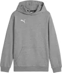 PUMA Team Goal Casuals Hoddy Sweatshirt Grey 658619 33 140cm