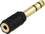 DELTACO teleadapter 6,3mm ha - 3,5mm stereo ho