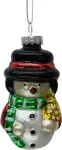Home4you J&otilde;uluehe JOY SNOWMAN 8.5cm, klaas
