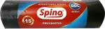 Multipack Pr&uuml;gikotid SPINO 50L, 15tk, 12mic HDPE, 62x80cm, must, 2 tk