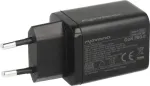 Movano GaN 65W 2x USB-C PD + USB-A Charger (Black)
