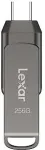 M&auml;lukaart Lexar JumpDrive LJDD400128G-BNQNG USB flash drive 128 GB USB Type-C 3.2 Gen 1 (3.1 Gen 1) Grey
