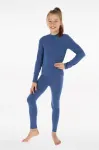 Viking Bielizna dziecięca Flam Kids Set Merino niebieska 116/128