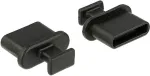 DeLOCK Staubschutz USB TypC-Buchse m. Griff schwarz 10 St