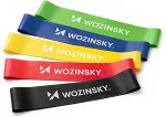 Wozinsky 5907769384608 exercise band Latex Green, Blue, Yellow, Red, Black