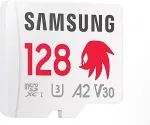 M&auml;lukaart SAMSUNG STICK Sonic microSD Speicherkarte 128GB UHS-I U3 Full HD 4K UHD 180MB/s Read 130MB/s Write fr Handheld-Konsolen inkl. SD-Adapter