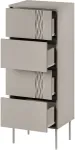 Cama MEBLE Cama 4S TRESSE chest of drawers 50x40x125 cashmere matt