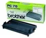 Tooner Brother PC70 - 1 - Schwarz - Farbband - f&uuml;r FAX-T72, T74, T76, T78, T82, T84