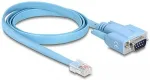 DeLOCK Adapter RS-232 DB9 Stecker zu 1 x Seriell RS-232 RJ45 Stecker 1 m