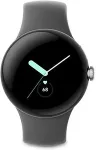 GOOGLE Pixel Watch AMOLED 41 mm Digital Touchscreen Silver Wi-Fi GPS (satellite)